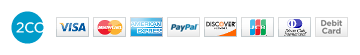 Pay securely with credit card or PayPal through 2Checkout.com!